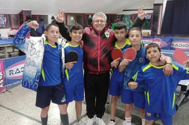 Завоювано 1 място в областен кръг на ученически спортни игри по тенис на маса - момчета 5-7 клас